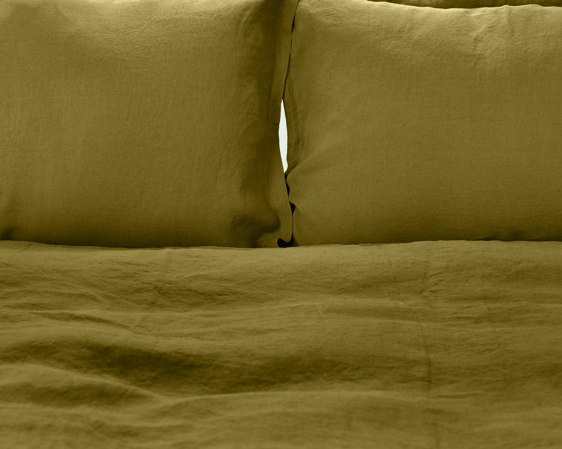 Organic European Linen Duvet Cover Sets | Solid Colors
