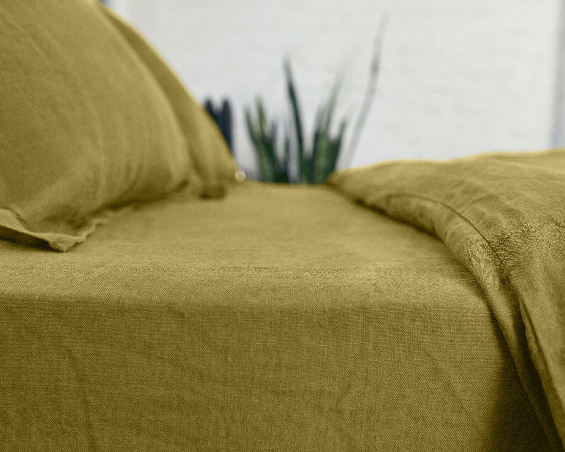 Organic European Linen Fitted Sheet