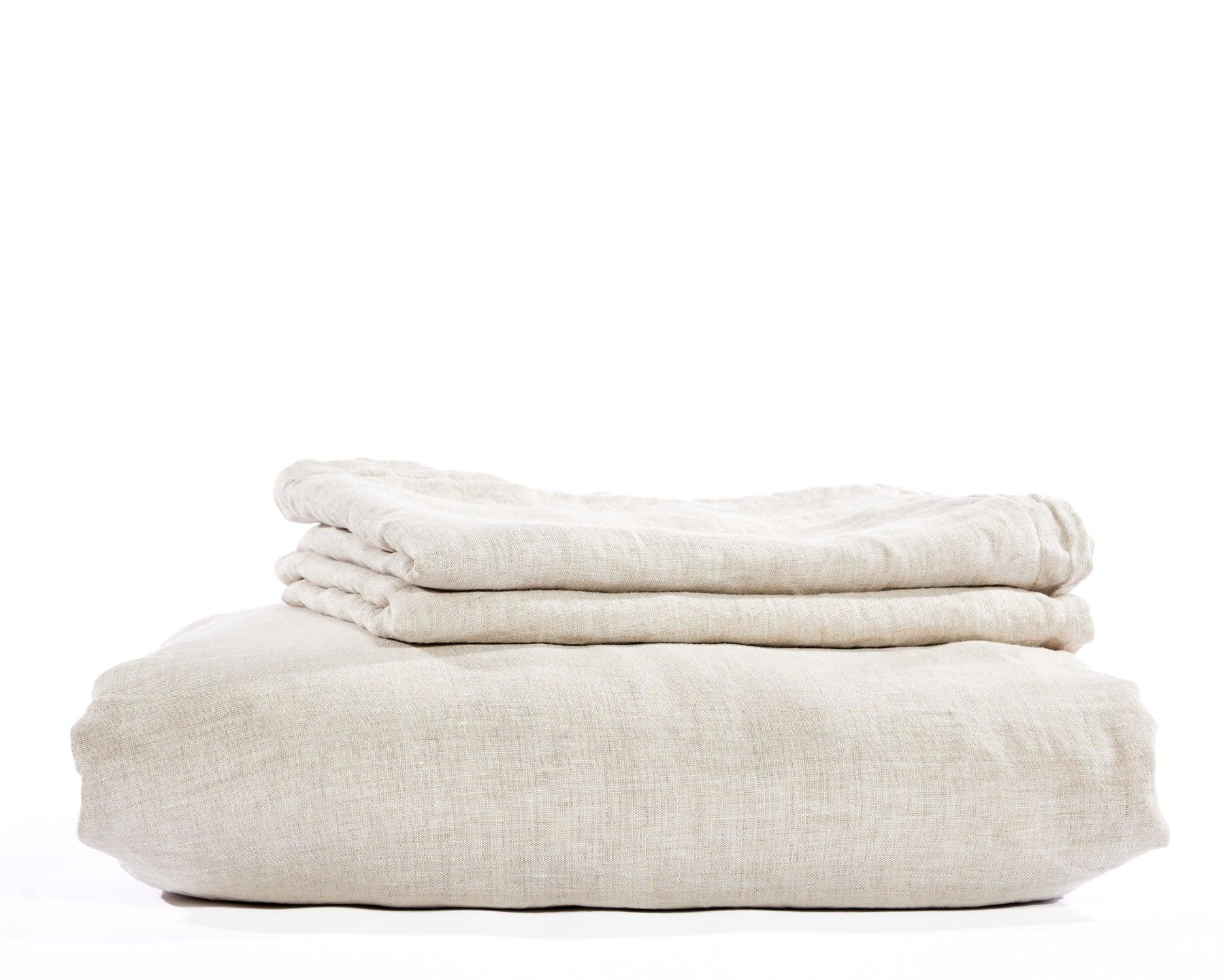 Organic European Linen Duvet Cover Sets | Solid Colors