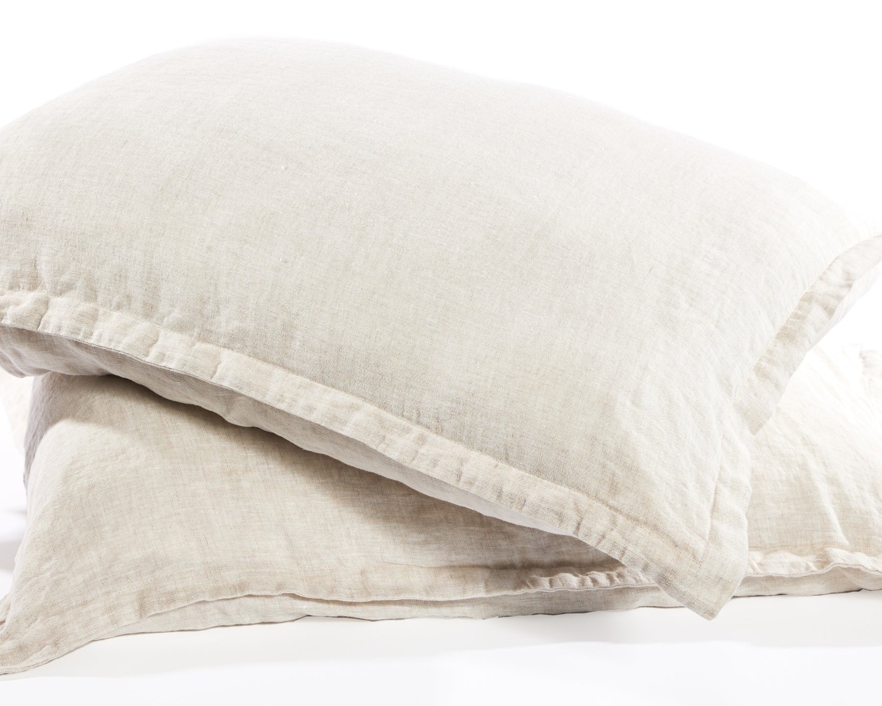 Organic European Linen Pillowcases (2) | Solid Colors