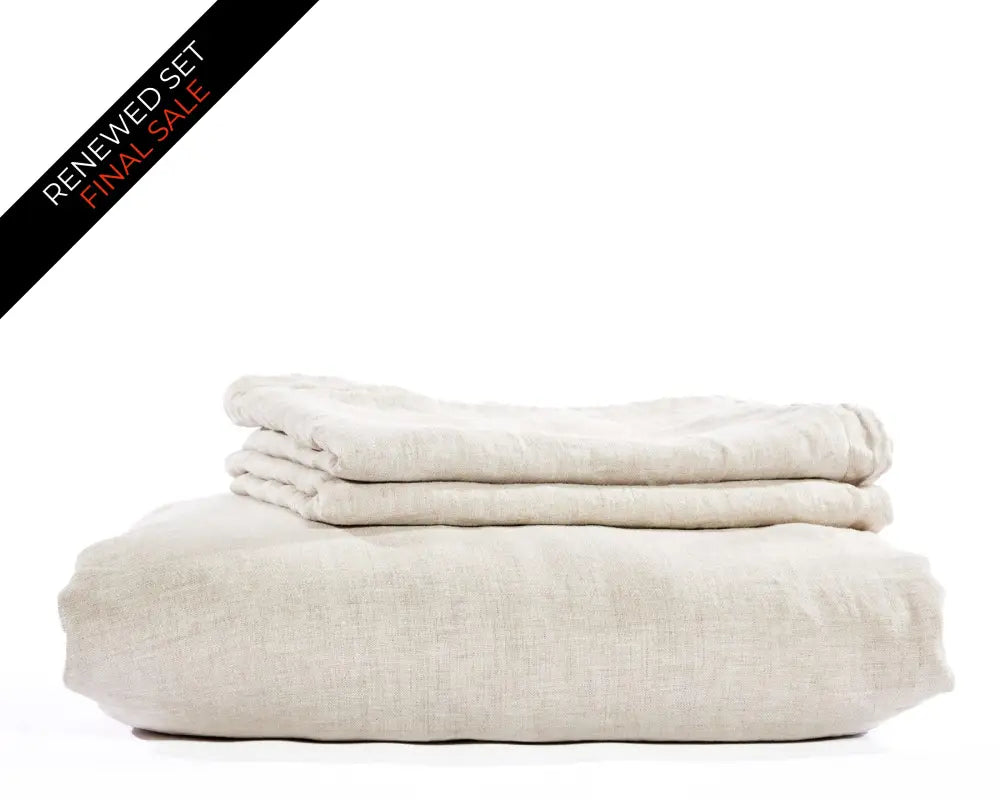 European Linen Duvet Cover Set | Renewed - Duvet Cover Set