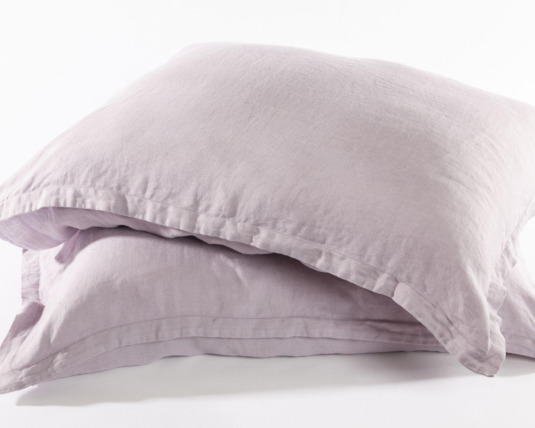 Organic European Linen Pillowcases (2) | Solid Colors